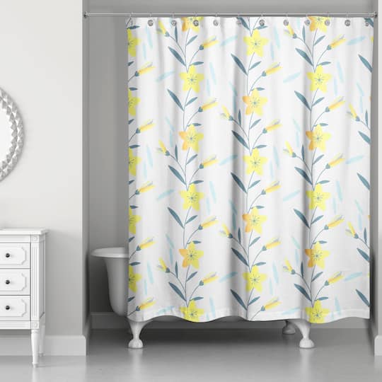 Spring Pattern Shower Curtain